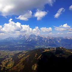 Flugwegposition um 12:31:46: Aufgenommen in der Nähe von Schladming, Österreich in 2188 Meter